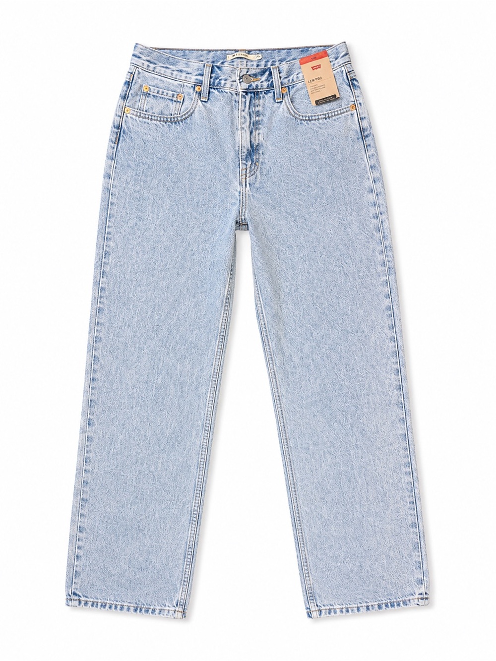 Levi's Light Blue Straight Leg Jeans - Picture 3 of 4